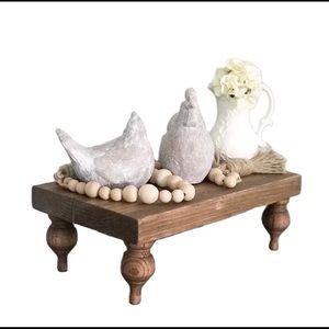 Farmhouse riser. Rustic farmhouse decoration.